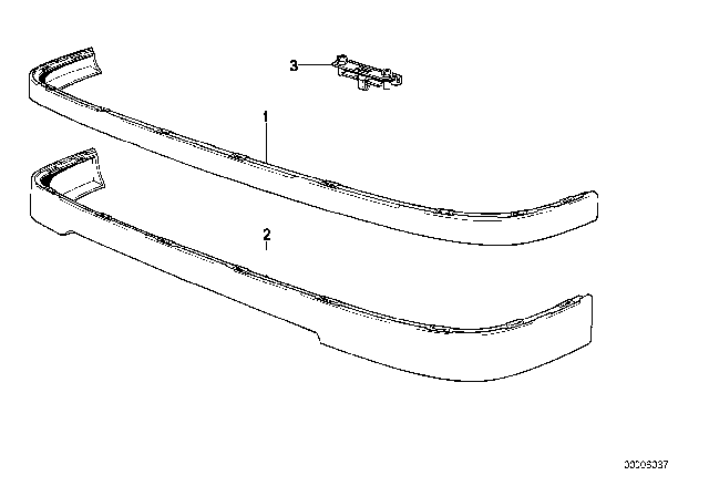 1990 BMW 325i Clamp Diagram for 51711945568