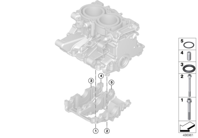 2020 BMW i3s Engine Block & Mounting Parts Diagram 3