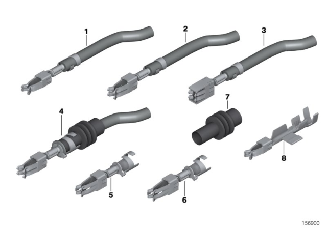 2020 BMW X3 Double Leaf Spring Contact Diagram