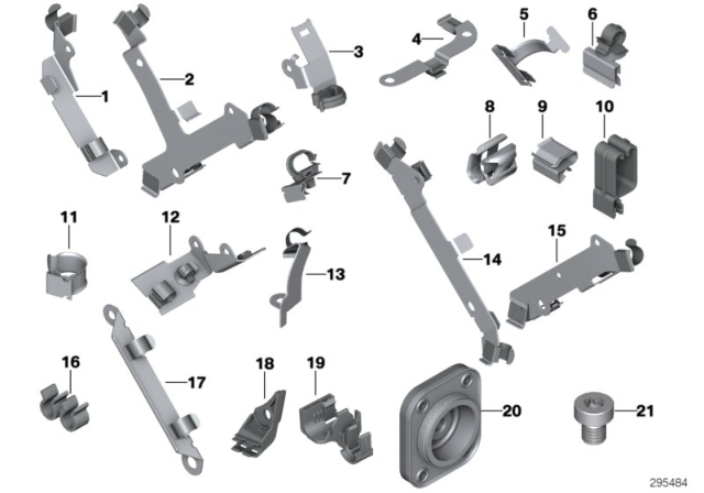 2013 BMW X6 Diverse Small Parts Diagram
