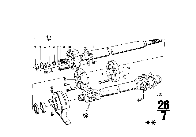 1969 BMW 2002 Ball Joint Diagram for 26111100391