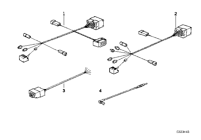 1990 BMW 750iL Radio Adapter Wiring Diagram