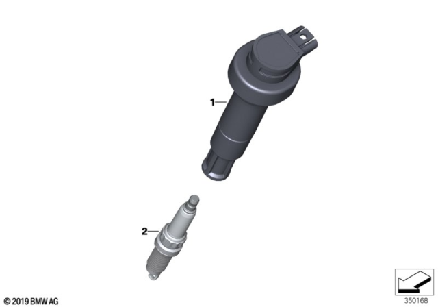2020 BMW i3s Ignition Coil / Spark Plug Diagram