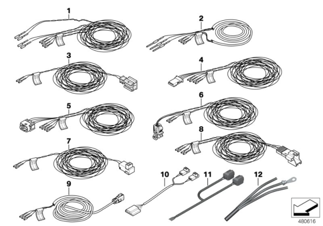 2008 BMW M3 Repair Cable, Airbag Diagram