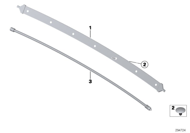 2016 BMW X1 Sensor Lead, Smart Opener Diagram
