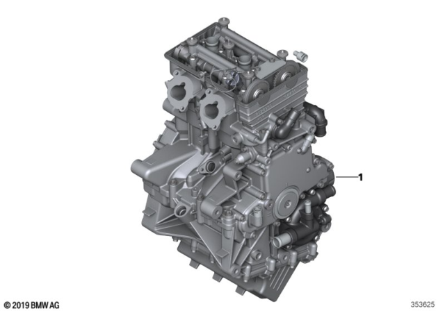 2019 BMW i3s Short Engine Diagram