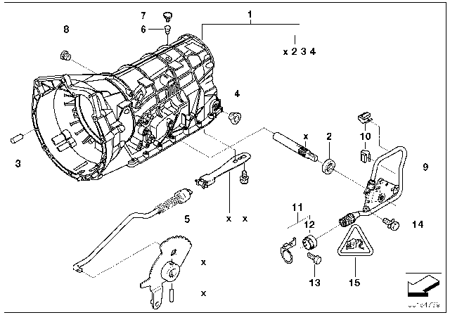 2002 BMW 325Ci Housing With Mounting Parts (A5S325Z) Diagram