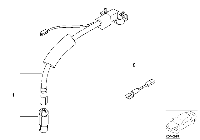 1997 BMW 540i Battery Cable Diagram 2