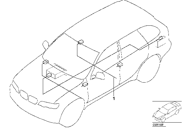 2006 BMW X5 Audio Wiring Harness Diagram