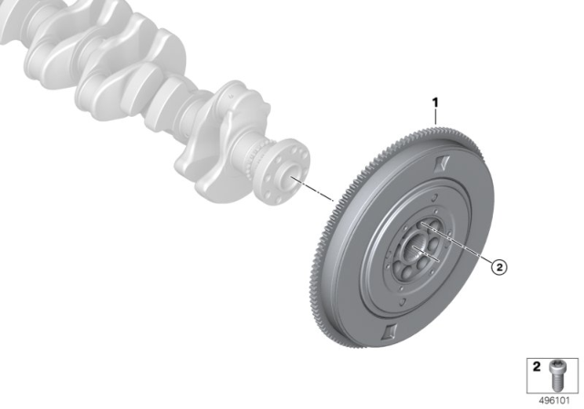 TWIN MASS FLYWHEEL Diagram for 21209494885