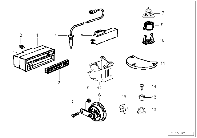 1991 BMW 325is On-Board Computer Diagram