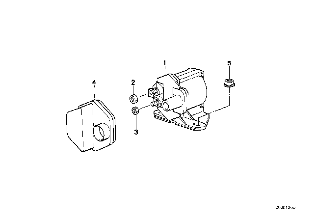 1993 BMW 750iL Ring-Type Ignition Coil Diagram