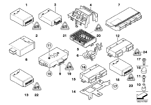 2007 BMW 530xi Socket Housing Diagram for 61136931912
