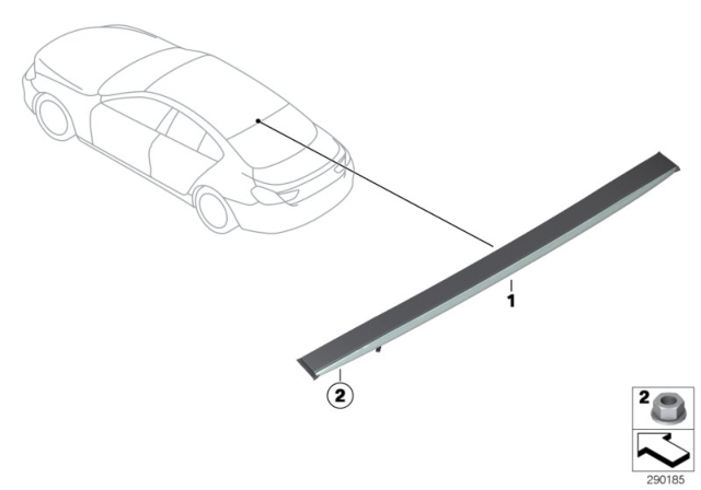 2016 BMW M6 Third Stoplamp Diagram