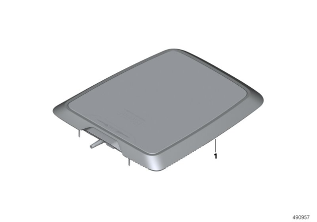 2018 BMW 530e Ground Pad Module GPM Diagram