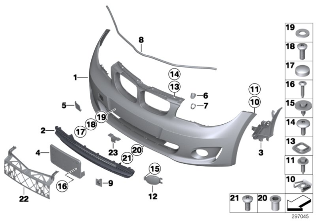 2012 BMW 128i Air Duct, Side Left Diagram for 51747263125