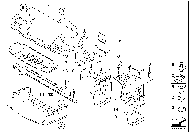 1993 BMW 325is Air Ducts Diagram 1