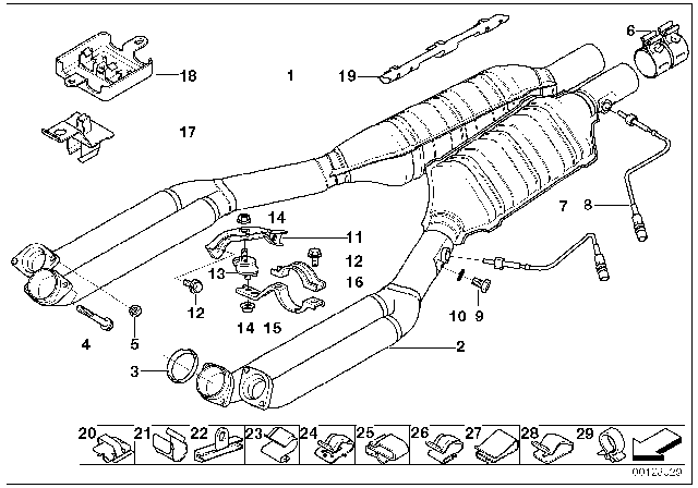 1998 BMW 750iL Screw Plug Diagram for 07119900801