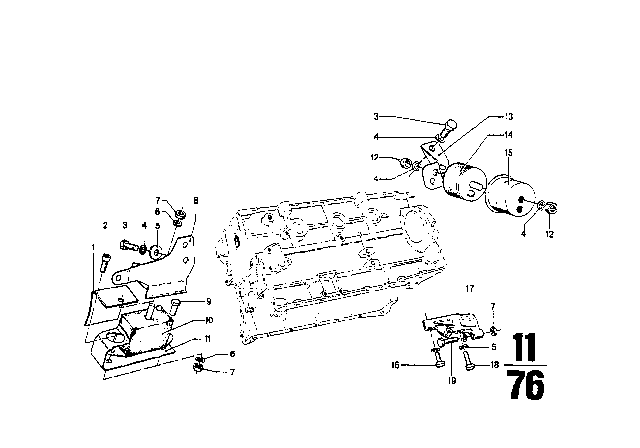 1971 BMW 2002 Engine Suspension Diagram