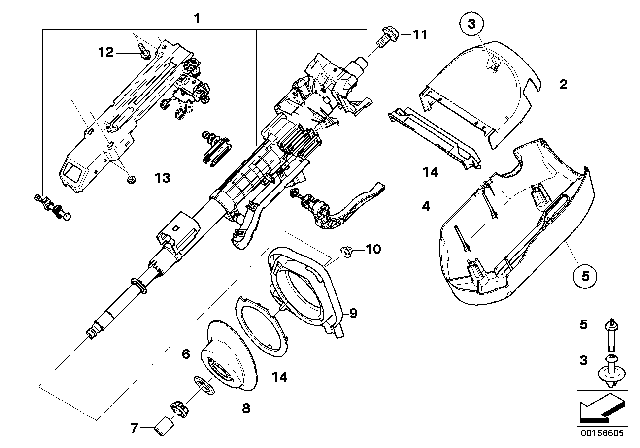 2007 BMW X3 Cup Diagram for 32311094710