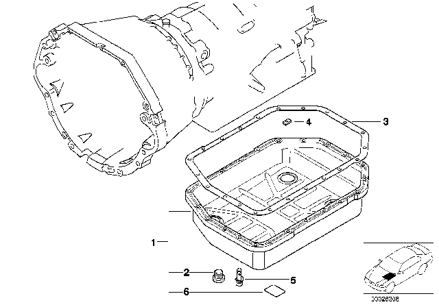 1998 BMW 740i Screw Plug Diagram for 24117571242