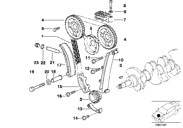 1998 BMW 318i Fillister Head With Washer Diagram for 07119920161