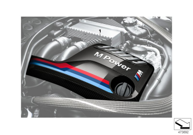 2015 BMW M3 M Performance Parts Diagram 1