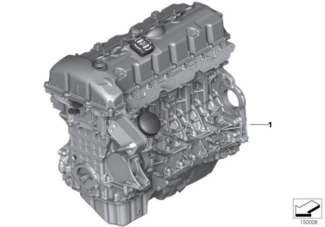 2007 BMW 335xi Short Engine Diagram