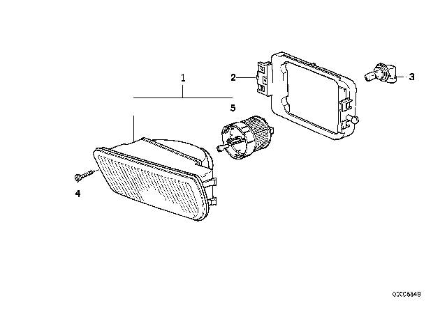 1995 BMW 525i Support Right Diagram for 63171384236