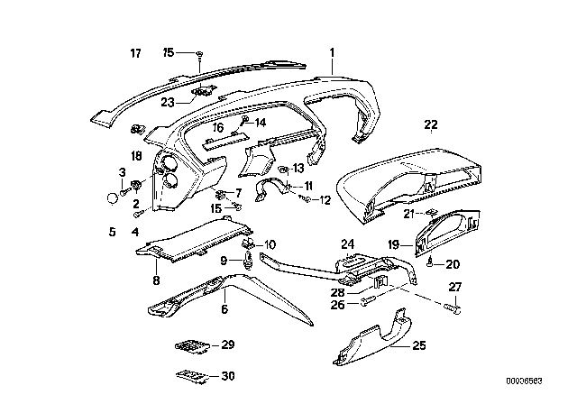 1992 BMW 850i Recessed Oval Head Sheet-Metal Screw Diagram for 07119902412