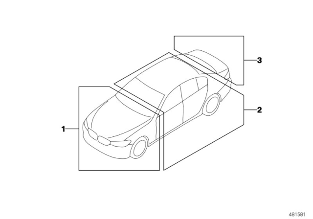 2020 BMW X4 M Label "Premium Fuel Unleaded" Diagram for 71227850448