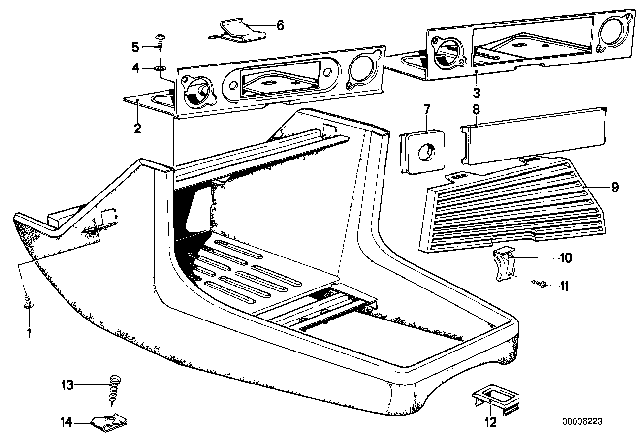 1981 BMW 633CSi Connection Piece Diagram for 51161839415