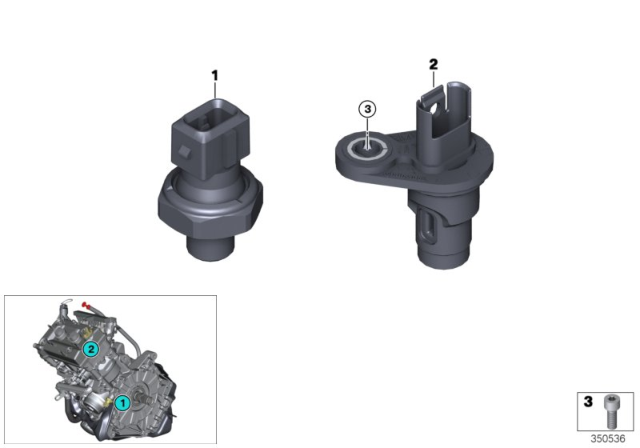 2020 BMW i3s Sensor System, Engine Diagram