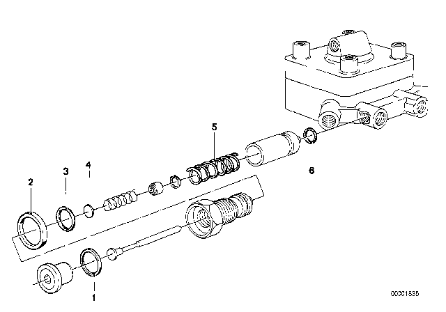 1977 BMW 320i Sedan(E21) Volume Distributor Diagram