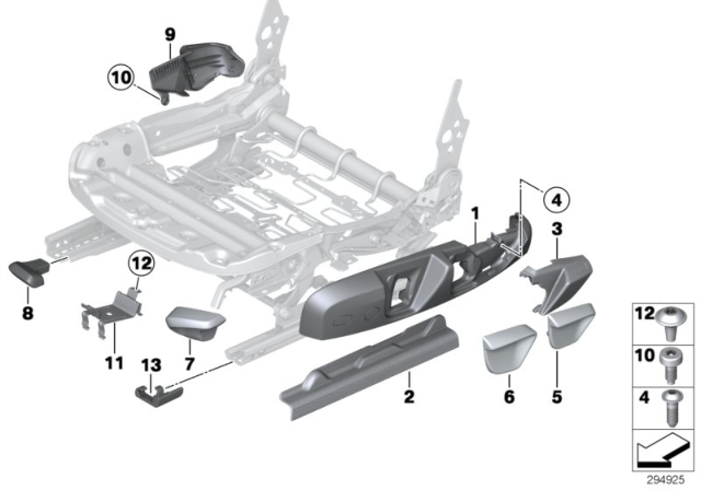 2014 BMW M235i Seat Front Seat Coverings Diagram
