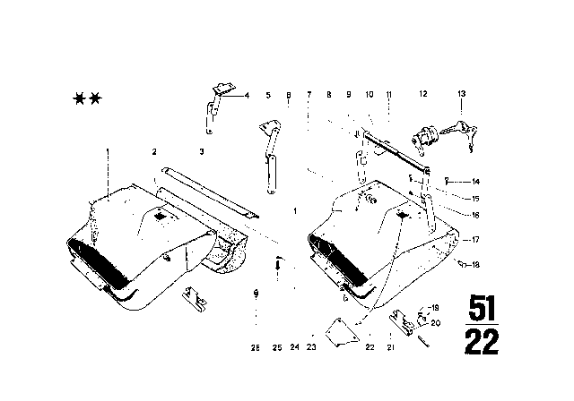 1970 BMW 2002 Recessed Oval Head Sheet-Metal Screw Diagram for 07119902441