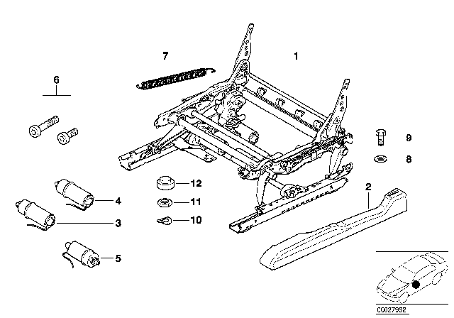 2003 BMW M3 Adapter Lead, Memory Diagram for 61127162733