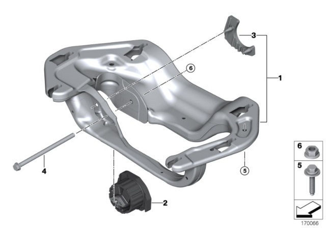 2013 BMW X5 Gearbox Suspension Diagram