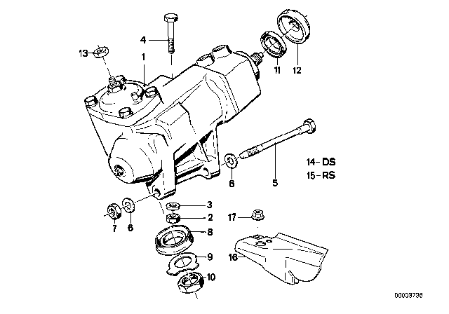 1986 BMW 535i Power Steering Diagram