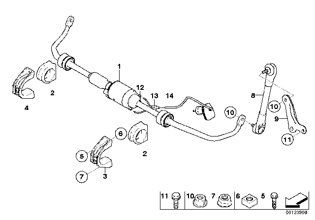 2005 BMW 545i Vent Pipe Diagram for 37106778240