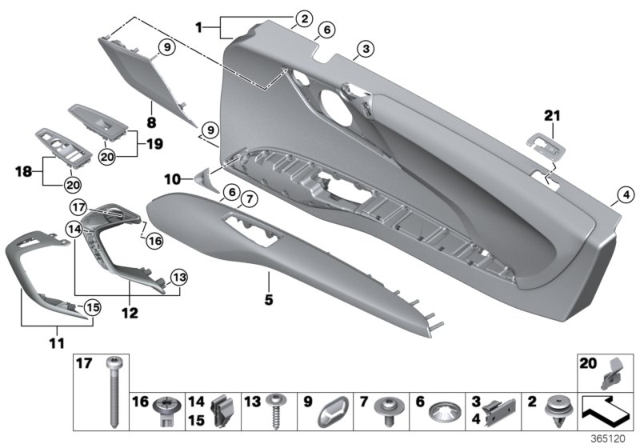 2014 BMW i8 Fillister Head Screw Diagram for 07142586061