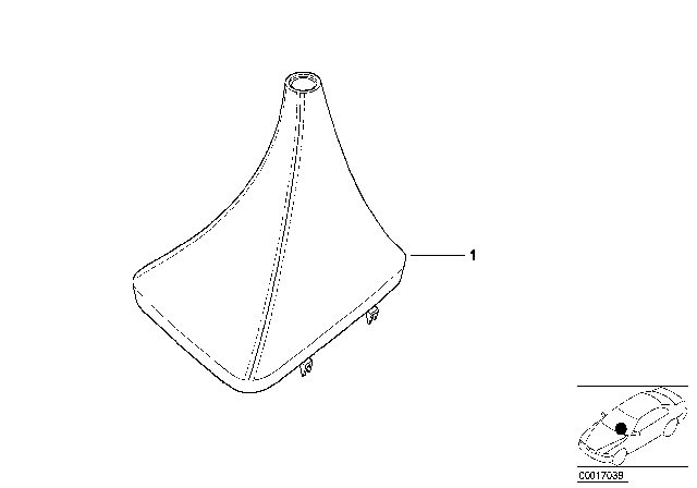 1998 BMW 323i Individual Leather Boot Diagram