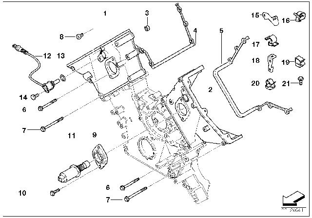 2003 BMW Alpina V8 Roadster Screw Plug Diagram for 11141432698