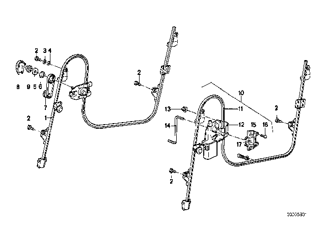 1989 BMW M3 Spacer Diagram for 51331919541