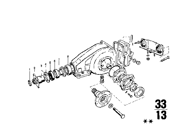 1972 BMW 2002 Rear-Axle-Drive Diagram 5