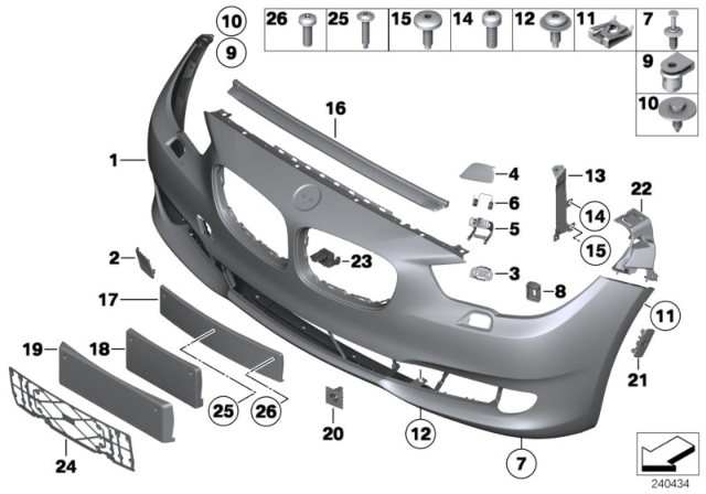 2010 BMW 550i GT Connector, Right Diagram for 51117158894