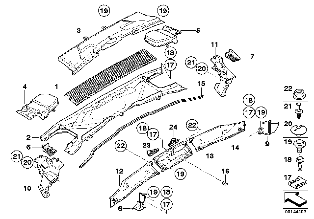 2011 BMW 128i Water Drain, Left Diagram for 64316928557