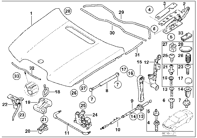 2008 BMW 750i Fillister Head Screw Diagram for 41617065161