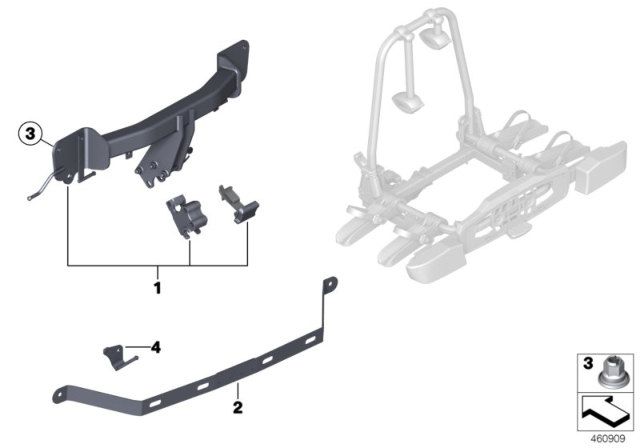 2014 BMW X3 Retrofit Kit Click On US Diagram