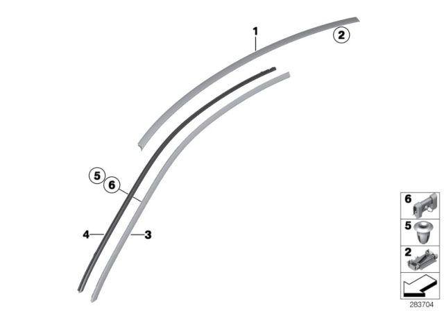 2015 BMW 650i Finisher, Side Frame Left Diagram for 51337221329